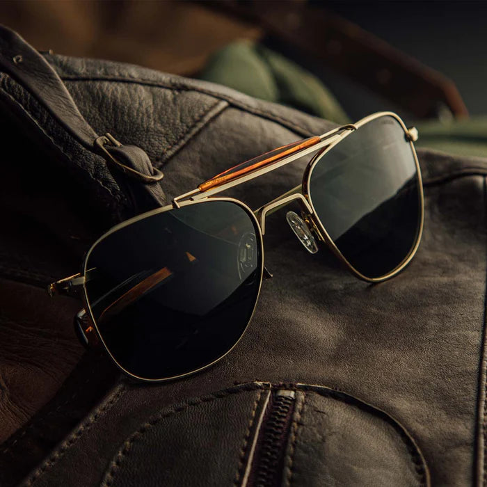 RANDOLPH - Aviator II 23k Gold & AGX