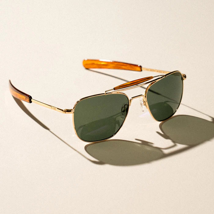 RANDOLPH - Aviator II 23k Gold &amp; AGX